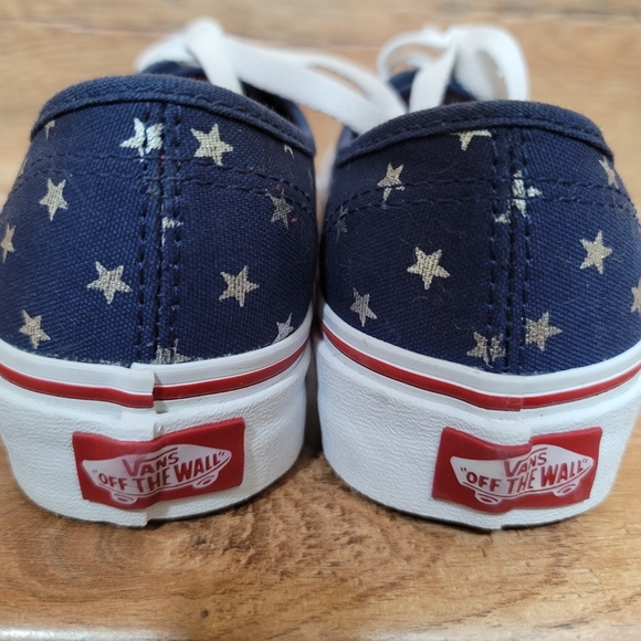 Vans blue with white stars sneaker - Picture 6 of 6
